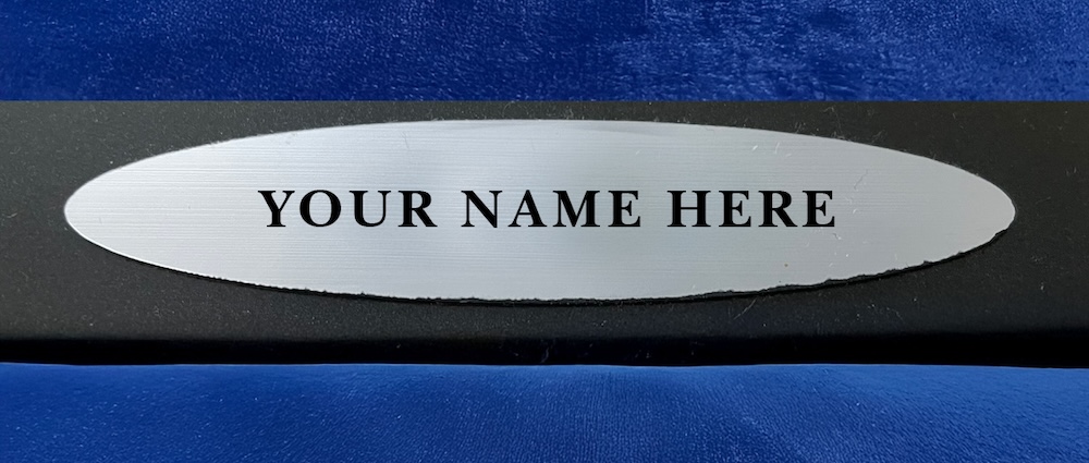 Seat plaque copy